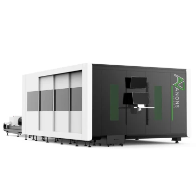 Снимка на FIBER лазер комбиниран за листове и тръби затворен