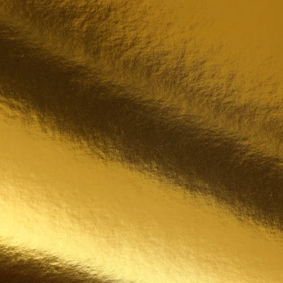 Снимка на UV DTF трансферен лист злато А филм 